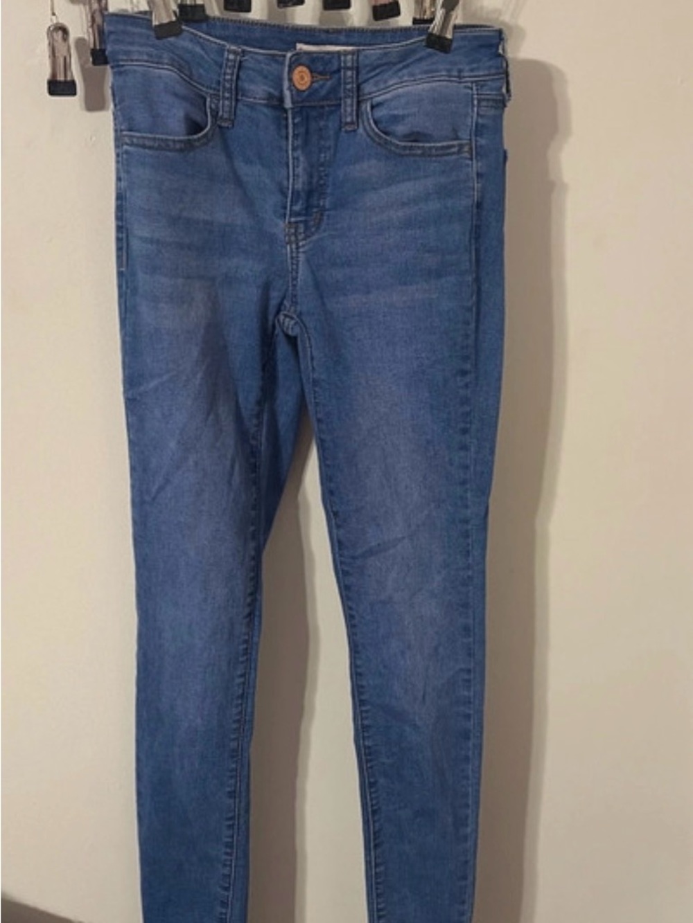 SO Blue Skinny Jeans - Classic Mid Wash